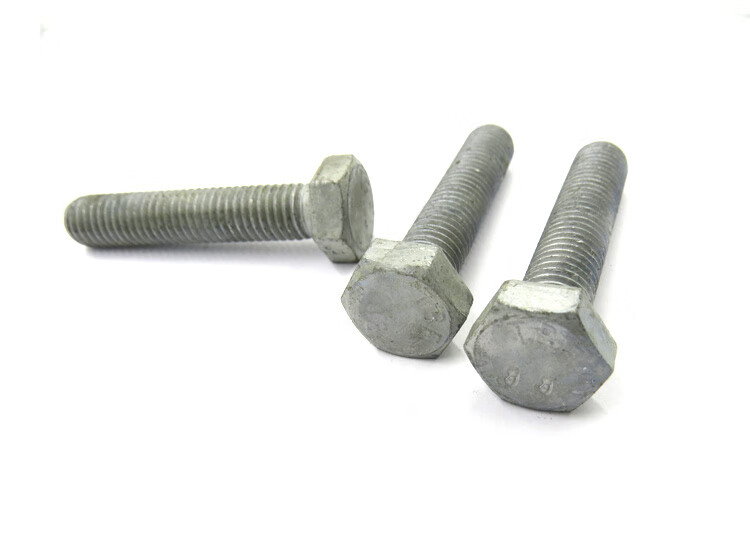 8级热镀锌外六角螺丝热浸锌螺栓高强度螺钉螺丝m16 m20系列 m20x40【1