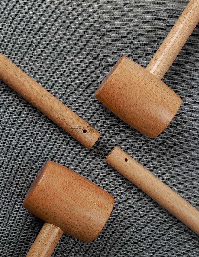 云环cpyoog木槌木锤小木锤木锤子木工工具木榔头安装木棰手工实木锤捶