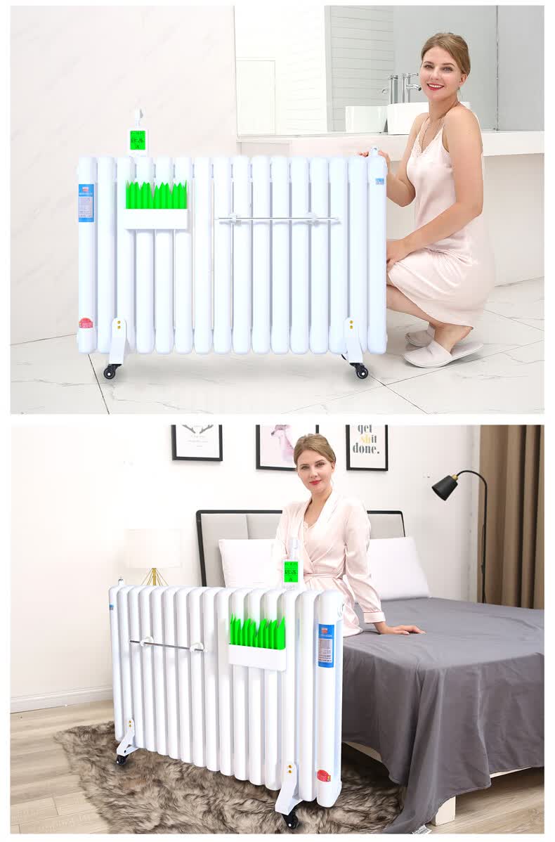 华桃智能加热水电暖气片家用注水加水电暖器全屋供暖节能水暖取暖器