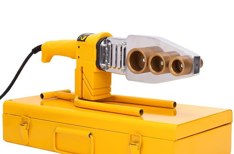 得力deli电子恒温ppr热熔器800w水管热熔机模头热容器水电工程热融热