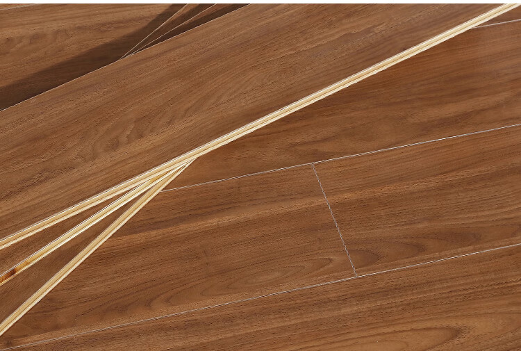 深咖色自然松木三层多层实木地板家用地暖复合金刚板直销 tm17(nc) 1