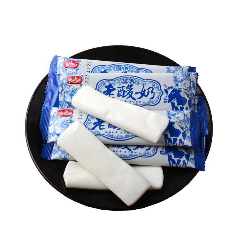 光头仔老酸奶糖牛奶味网红拉丝老酸奶软糖奶糖喜糖果老酸奶拉丝糖老