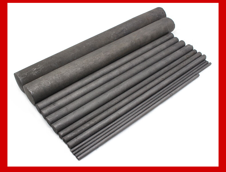 电极石墨棒碳棒耐高温实验电极8/10/12/14mm高纯光谱石墨电极棒 直径