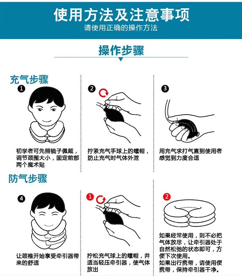 颈椎固定器正确戴法图片