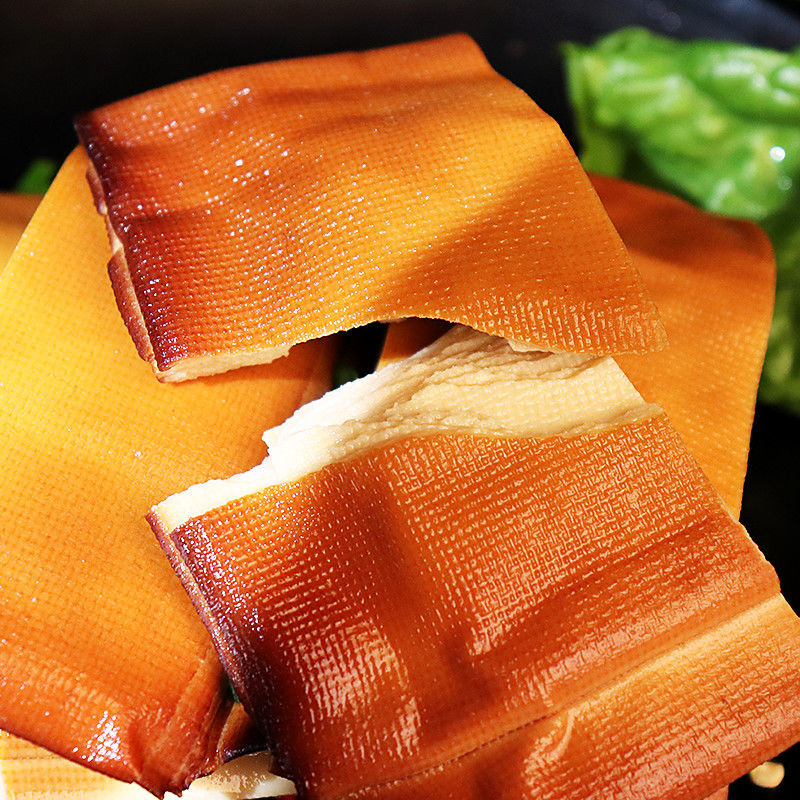 东北特产五香干豆腐卷豆干熏干豆腐卷素食豆制品素鸡卷千张 200g*3袋