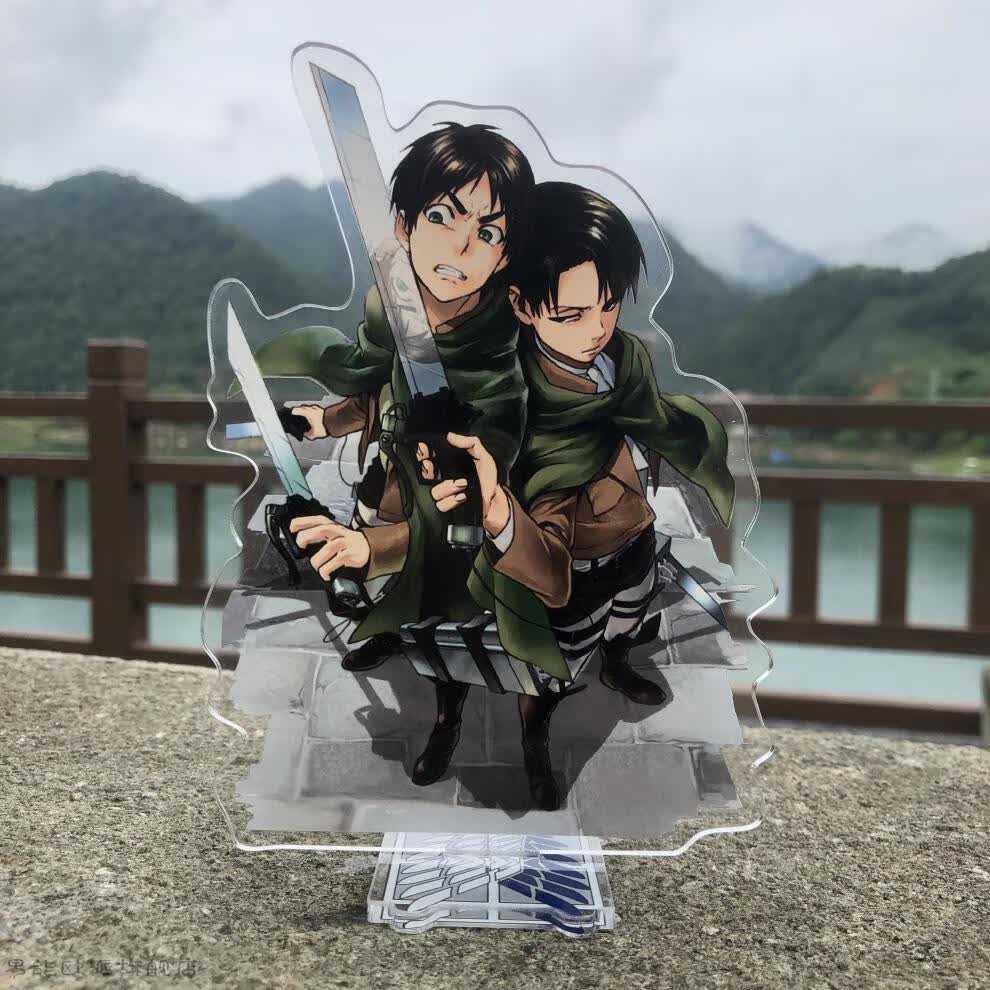 迪士尼同款进击的巨人动漫周边利威尔立牌亚克力透明人形摆件定制生日