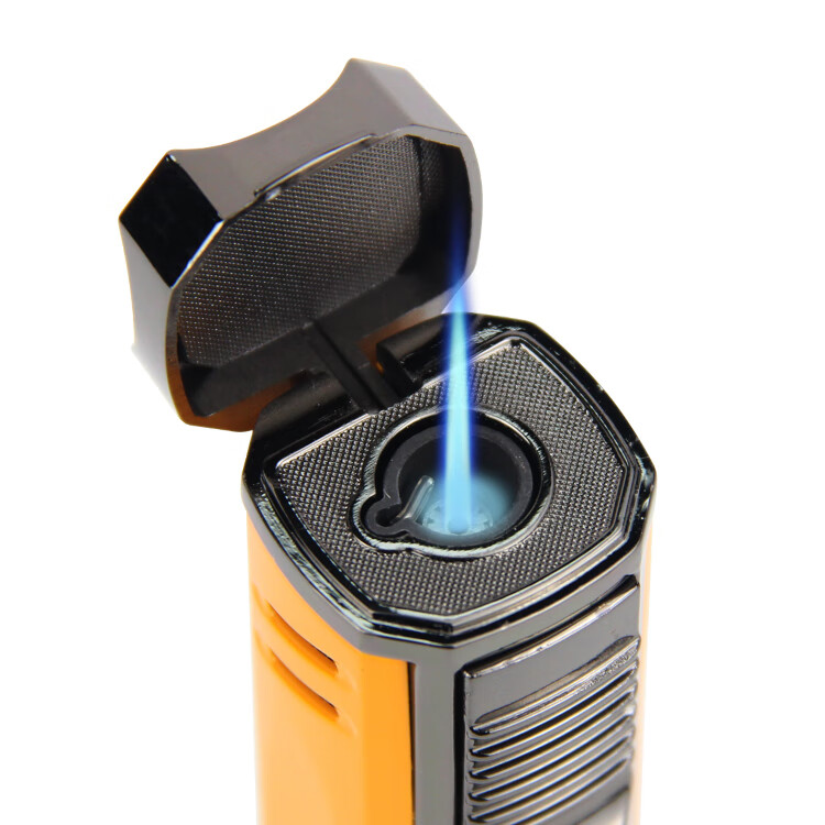 【现货速发】 喷火打火机 雪咖 雪茄打火机便携式单火焰充雪茄喷带