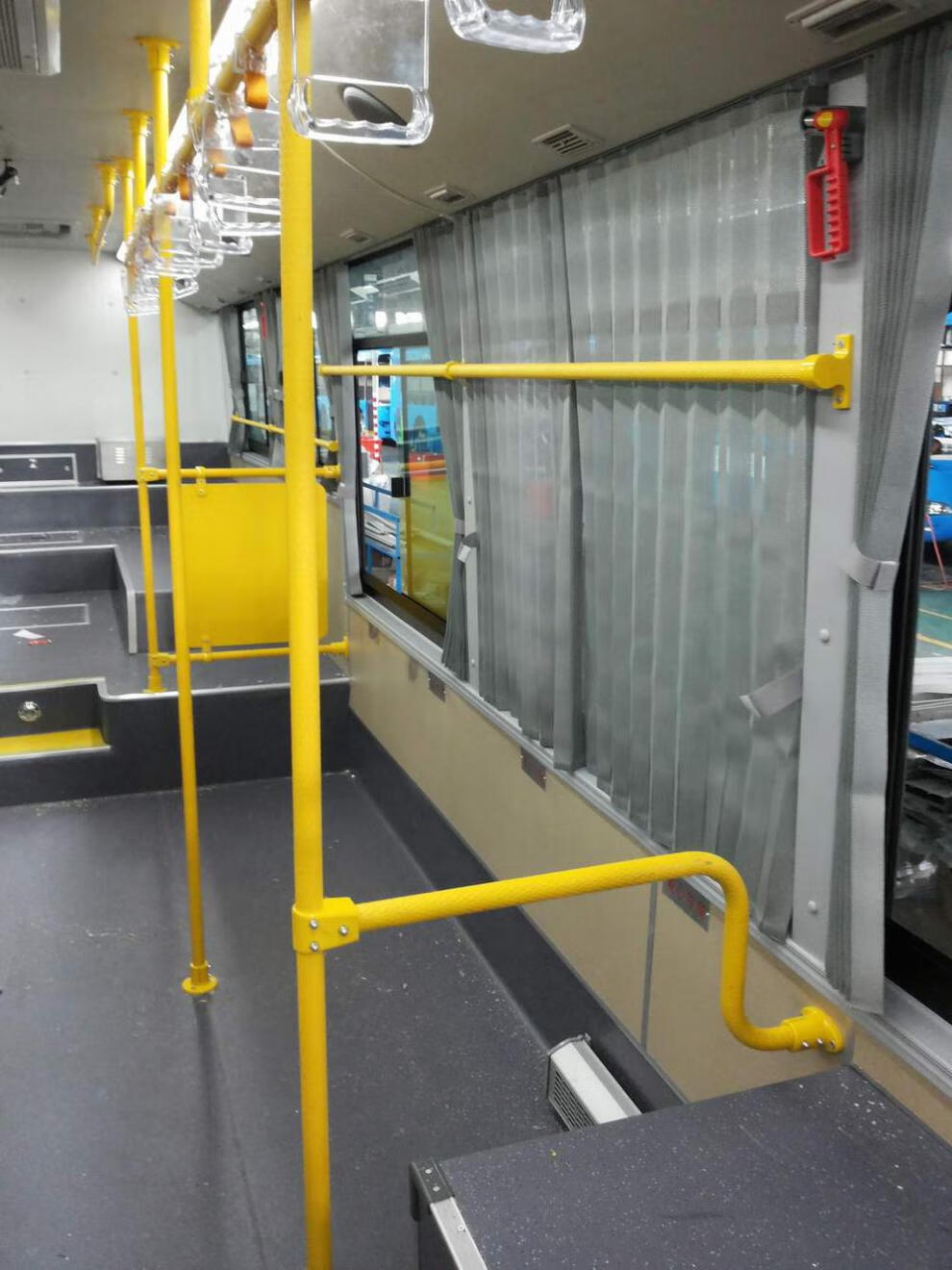 适用于金龙公交车大巴大客车窗帘遮阳帘折叠式窗帘宇通中巴考斯特窗帘