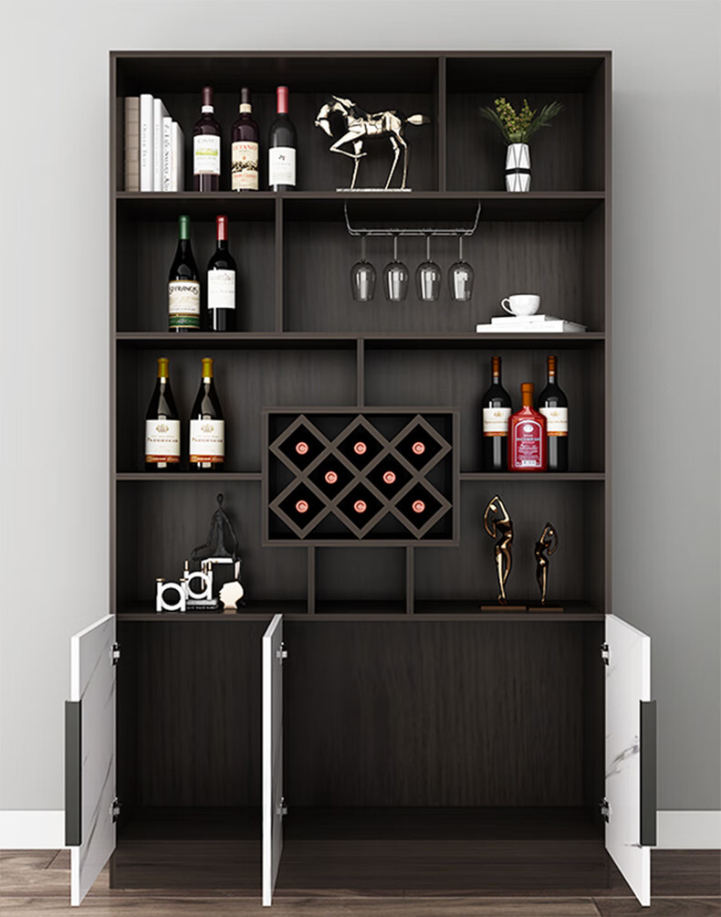 莜田居酒柜现代简约客厅靠墙家用北欧餐厅餐边柜小型红酒柜隔断柜可