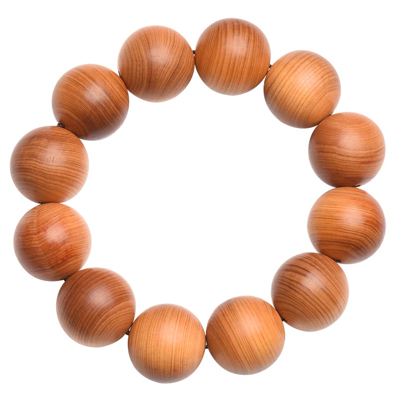 高油崖柏手串20cm男士佛珠崖柏木手链单圈老料柏木清香款式一