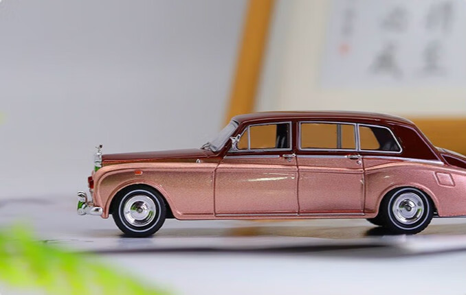 劳斯莱斯车模古斯特幻影vi 6代老爷车 1:64ghost银影合金汽车模型