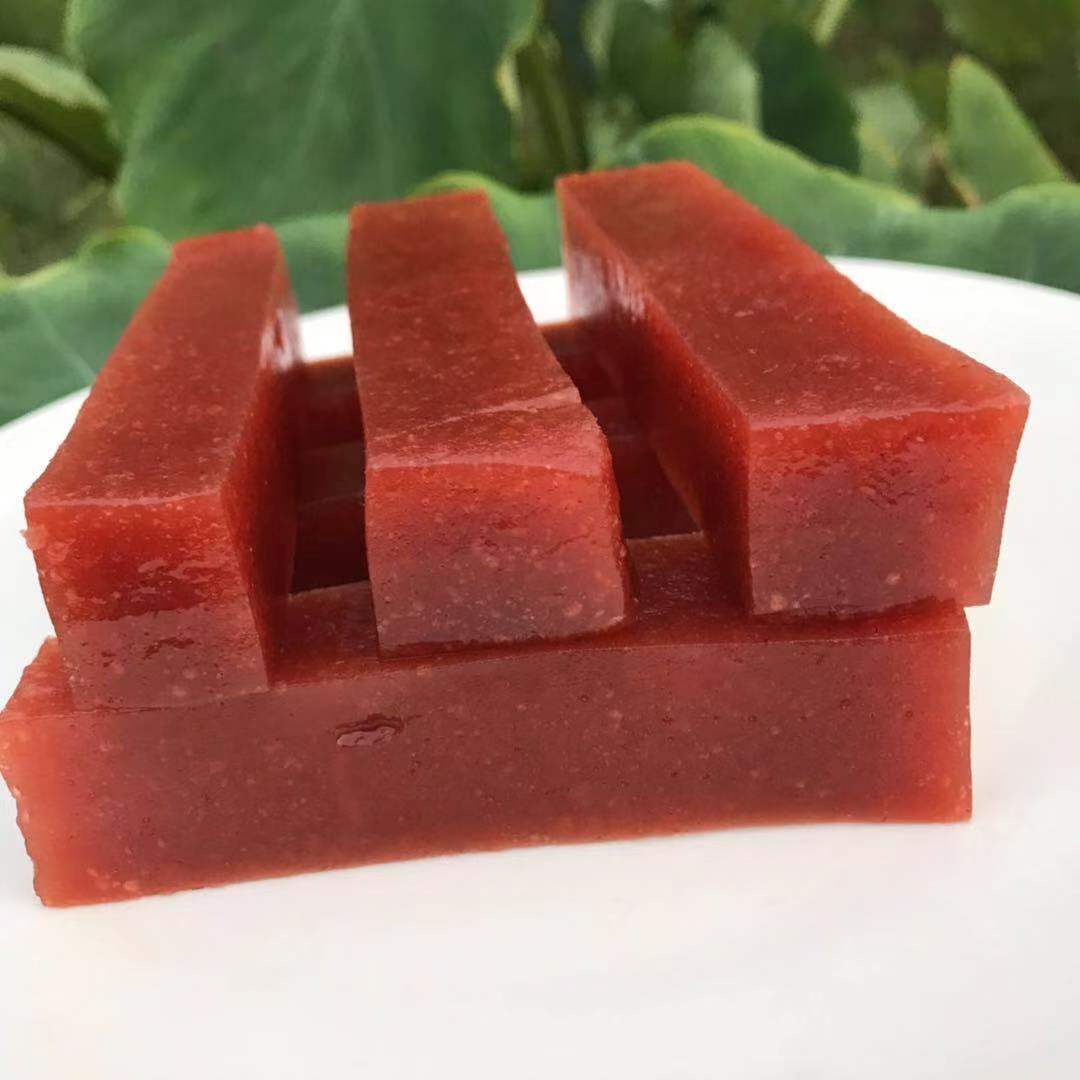 徐州特产纯正山楂糕水晶山楂糕桂花蜂蜜山楂糕徐州山楂糕大块商用