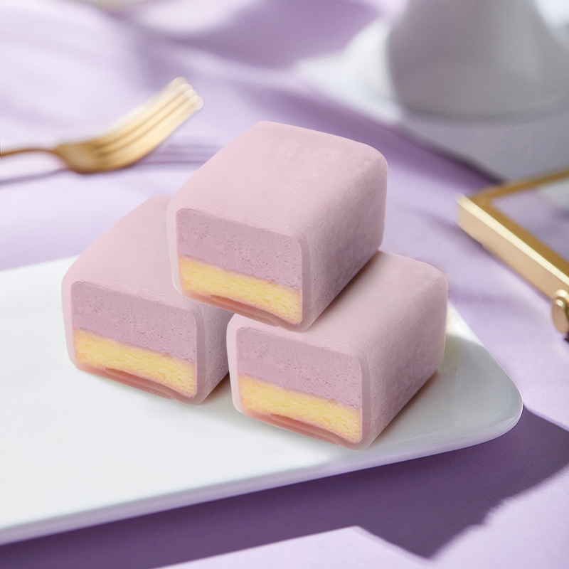 嘉想 麦香威尔戚风慕斯白玉卷大福牛奶巧克力抹茶糯米糍蛋糕卷零食