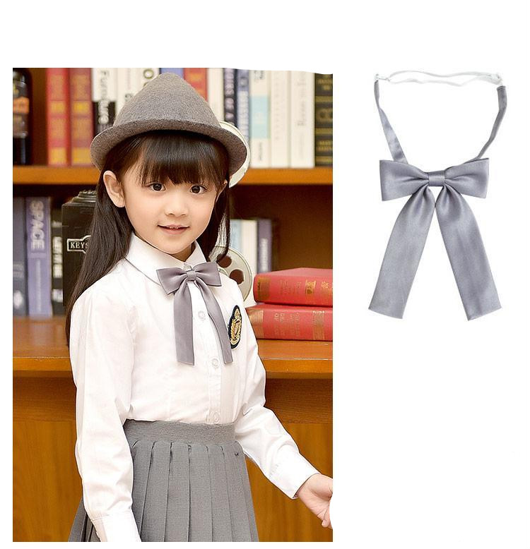 新品蝴蝶结园服配饰领结女童装韩版儿童小学生班服免打班服领花校服