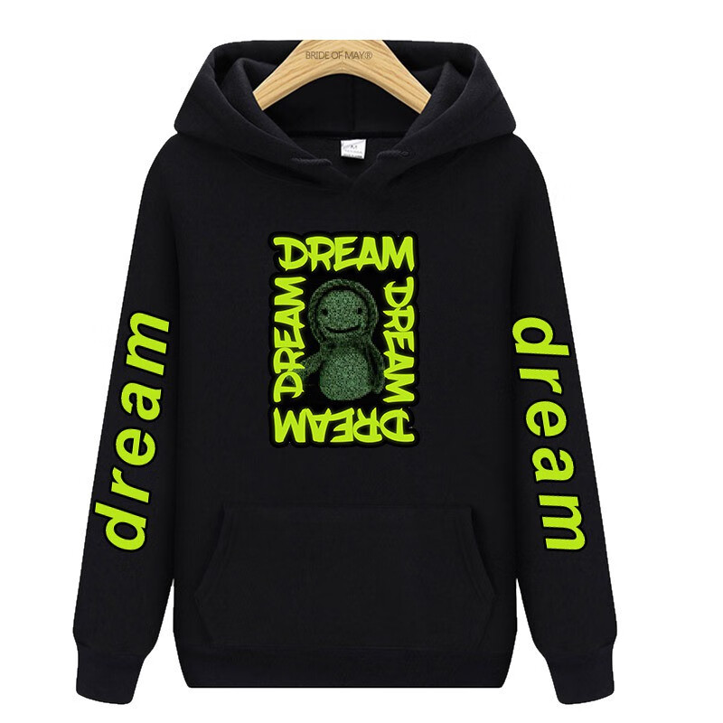 传奇保罗dream卫衣潮牌小尼力2021新品游戏dreamsmp新款情侣连帽衫