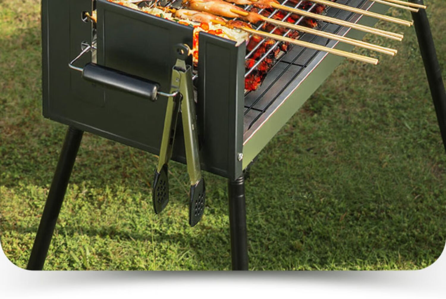 烧烤炉家用庭院bbq户外烧烤架烤肉炉子便携木炭烧烤用品大全工具tx加