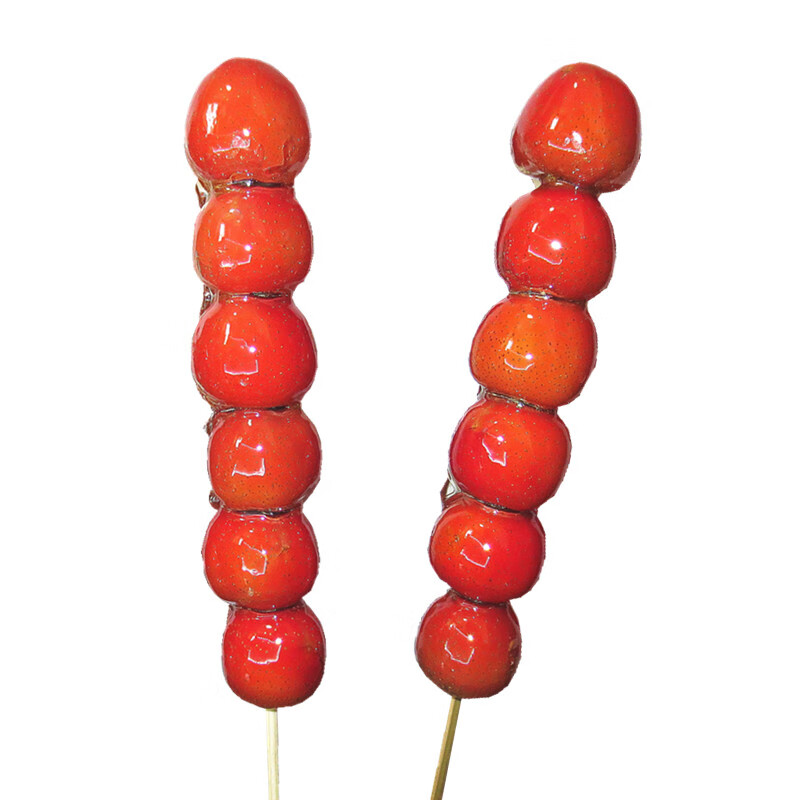 冰糖葫芦串鲜果制作老北京特产去核无籽糖葫芦10串真空顺丰 10串顺丰