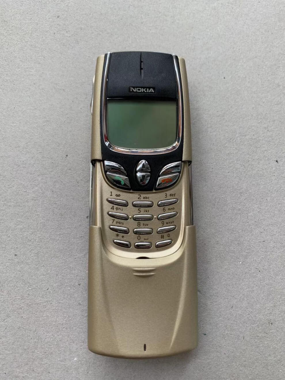 nokia/诺基亚 8850 经典商务怀旧收藏古董尊贵下滑盖按键手机 黑色两