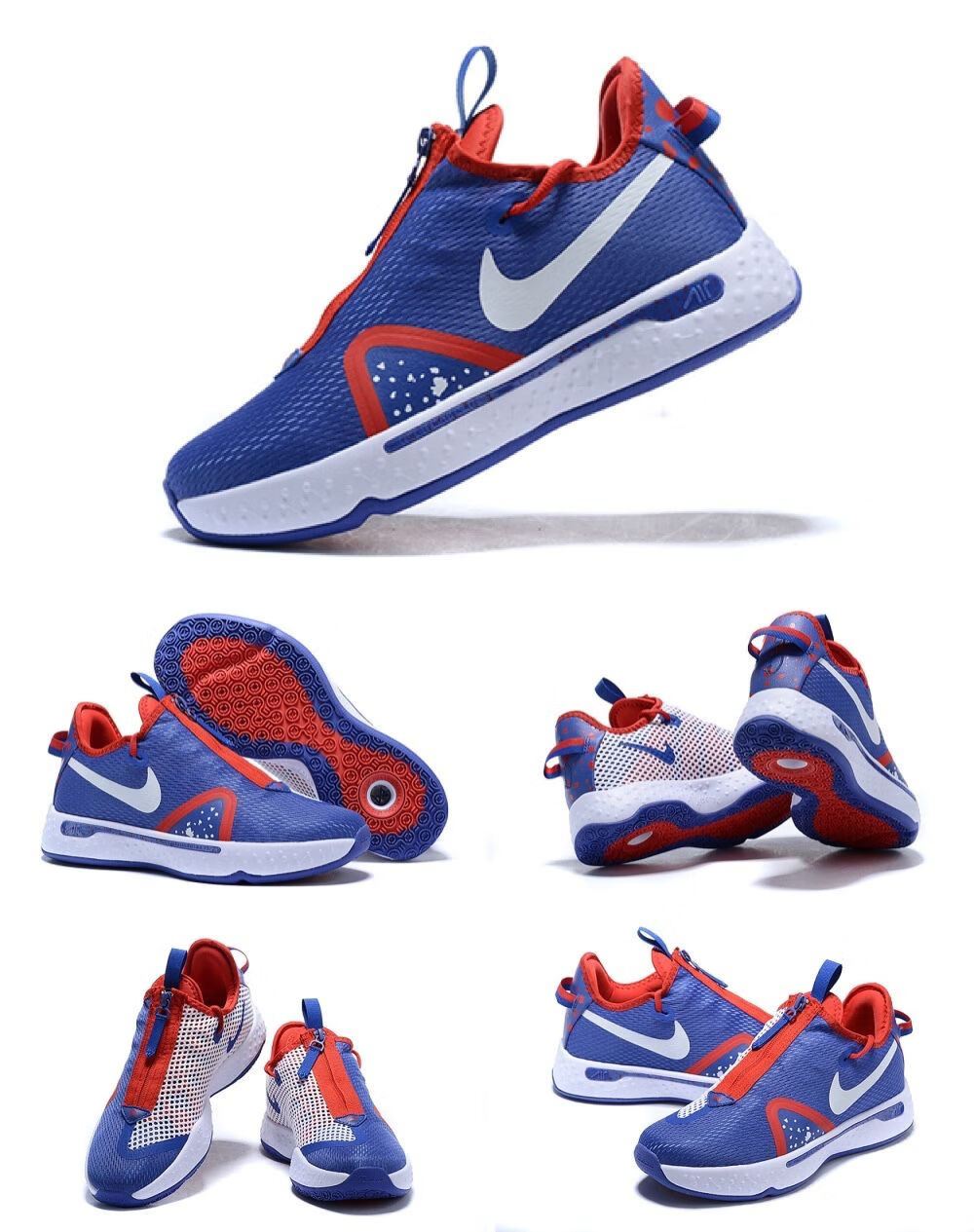 pg 4 保罗乔治4代篮球鞋 夏季透气学生实战缓震气垫男女运动休闲 2k20