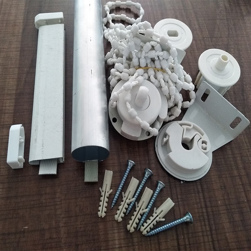 卷帘杆手拉升降广告布罗马帘百叶窗配件窗帘拉绳控制器制头白金刚15米