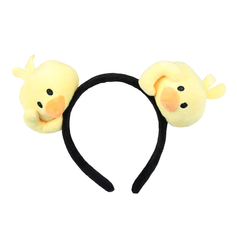 狮子头可爱搞怪小鸭子公仔发箍女头饰卡通发卡超萌拍照发箍网红表演头