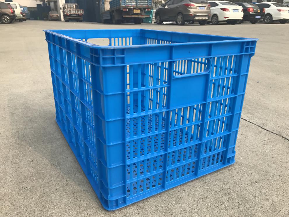 君吻七宝阁塑料周转筐长方形加厚胶框大号镂空筐子快递框子工厂用箱子