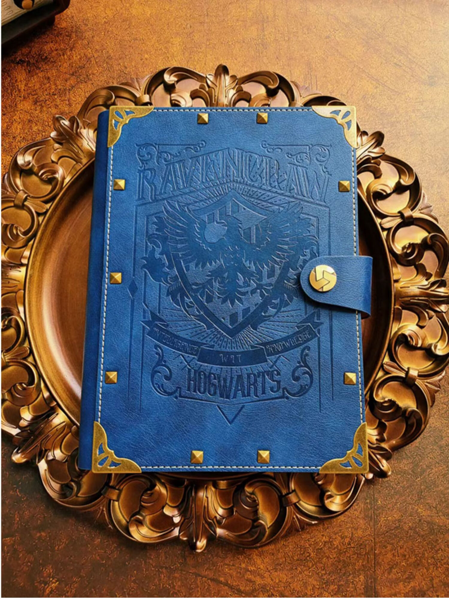 哈利波特手账本 赫敏马尔福周边联名斯莱特林本子电影主题活页笔记本