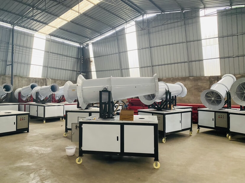 除尘雾炮机米米高射程雾炮机工业建筑工地喷雾器高压雾炮机60型半自动