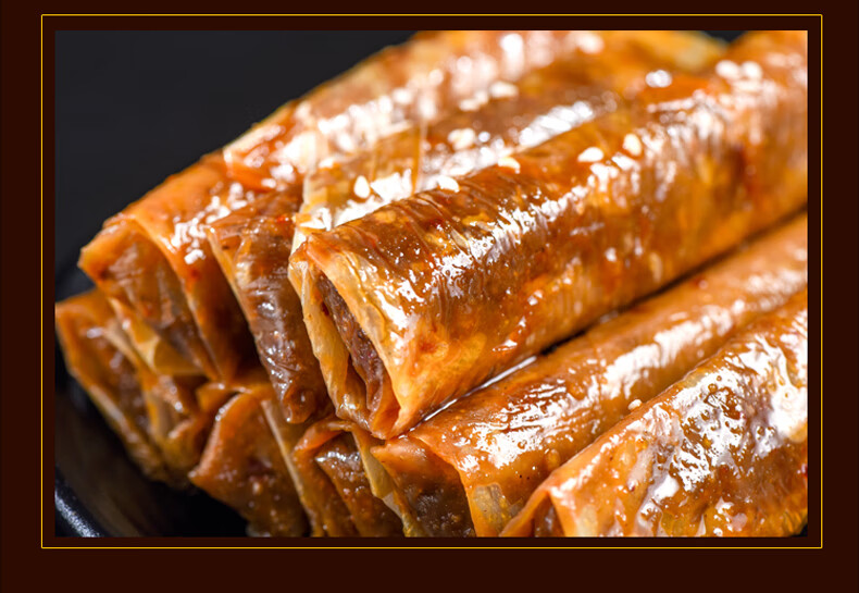 罗江豆鸡70g5袋四川德阳特产豆皮卷纯素食麻辣味豆制品休闲零食麻辣味