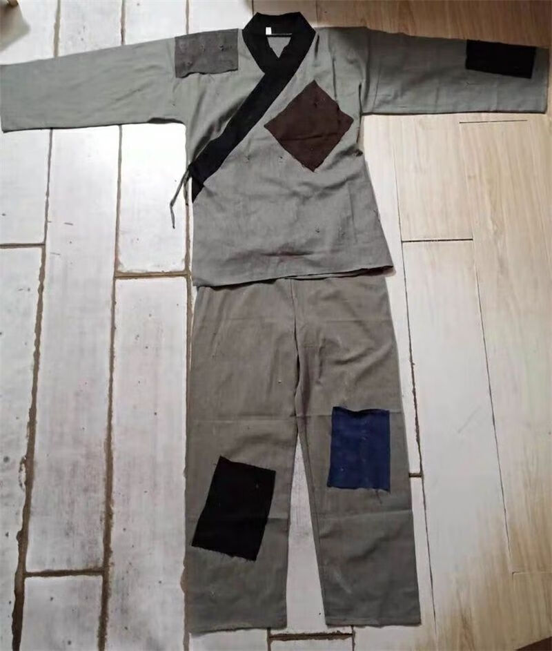 阁版乞丐服套装搞笑叫花子服装古代丐帮要饭衣服补丁演出服破烂古装男