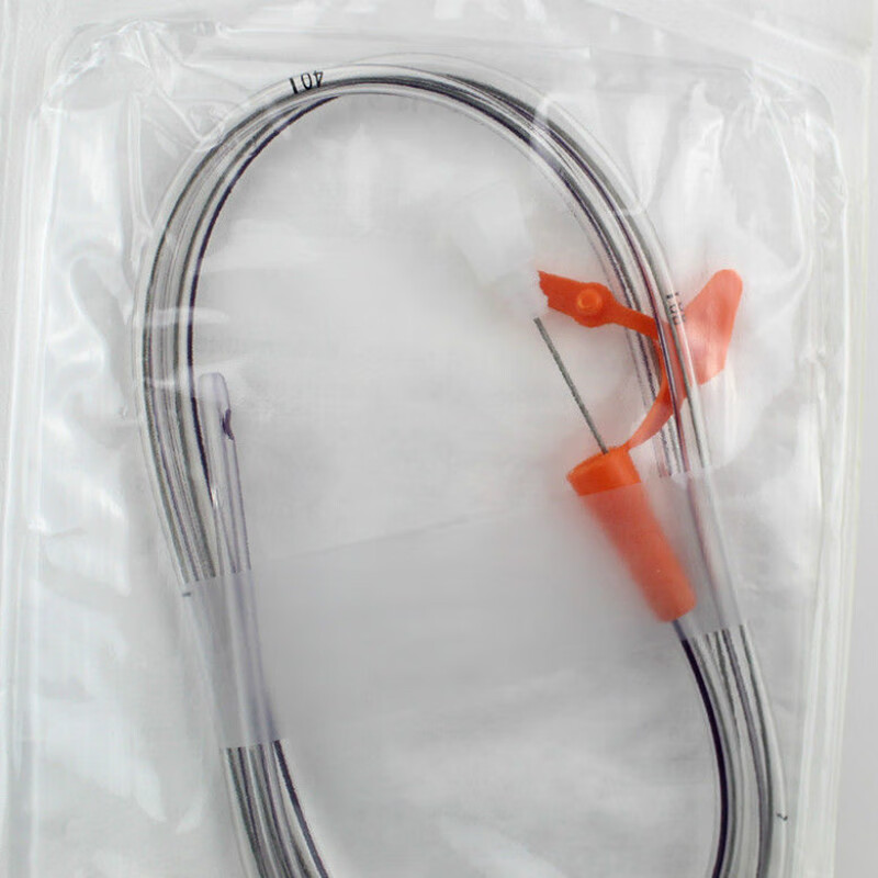 丽洁导丝胃管一次性聚氨酯鼻饲管硅胶置留30天经鼻喂养导丝胃肠管 14