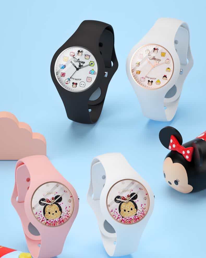 casio卡西欧迪士尼手表儿童男女孩初中小学生考试防水电子表 【迪士尼