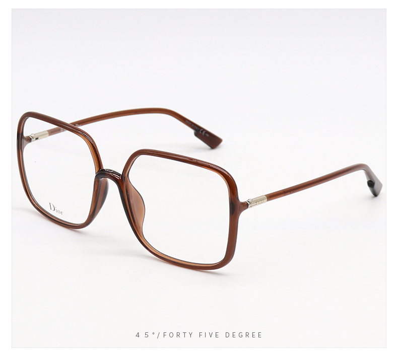 cd眼镜框女周扬青唐一菲同款cd平光镜防滑近视大框方形眼镜架泰卓龙so