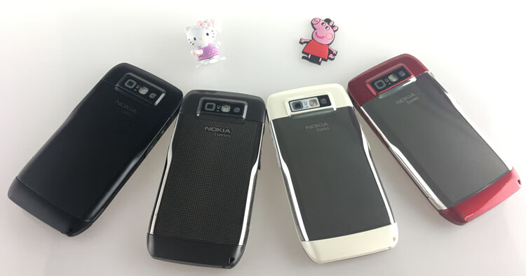 nokia诺基亚 e71 全键盘直板按键移动联通3g学生戒网备用 其他 黑色