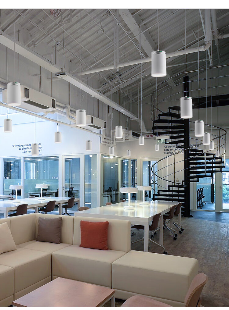 雷士照明led吊线筒灯 明装射灯现代简约圆柱形吸顶过道餐厅办公室