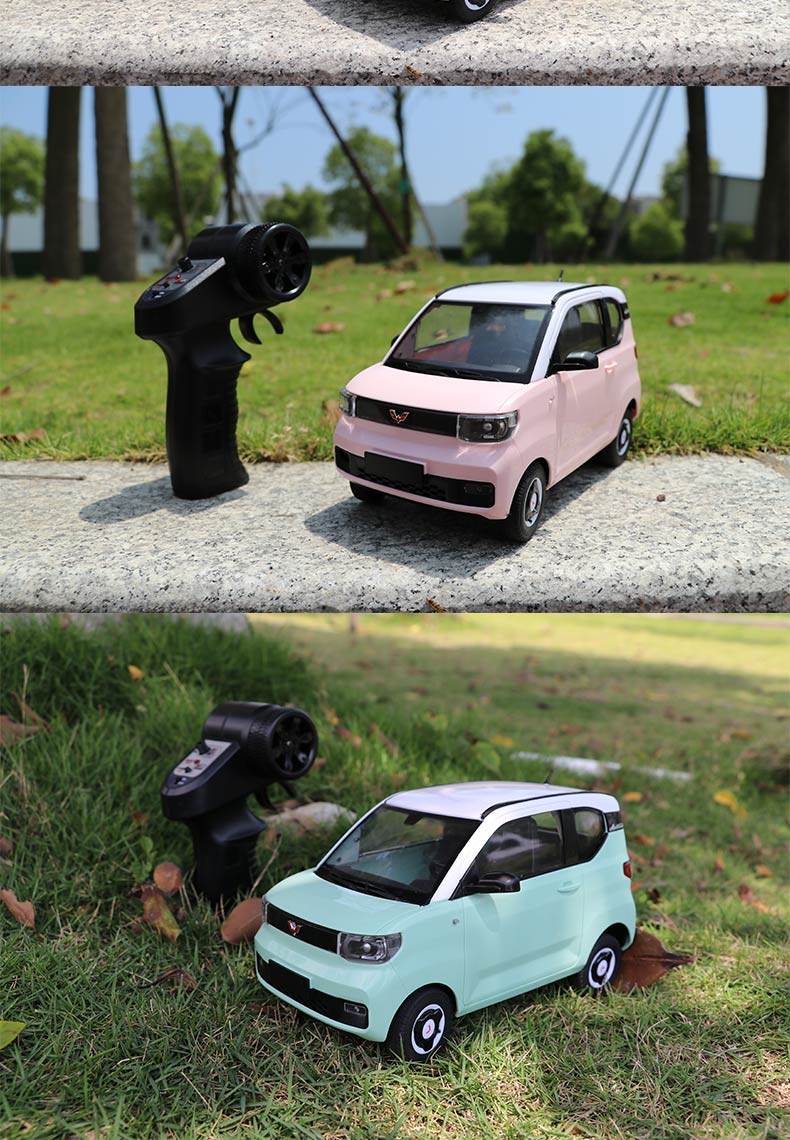 五菱宏光mini遥控车全比例rc改装漂移小汽车儿童电动玩具车模 自营