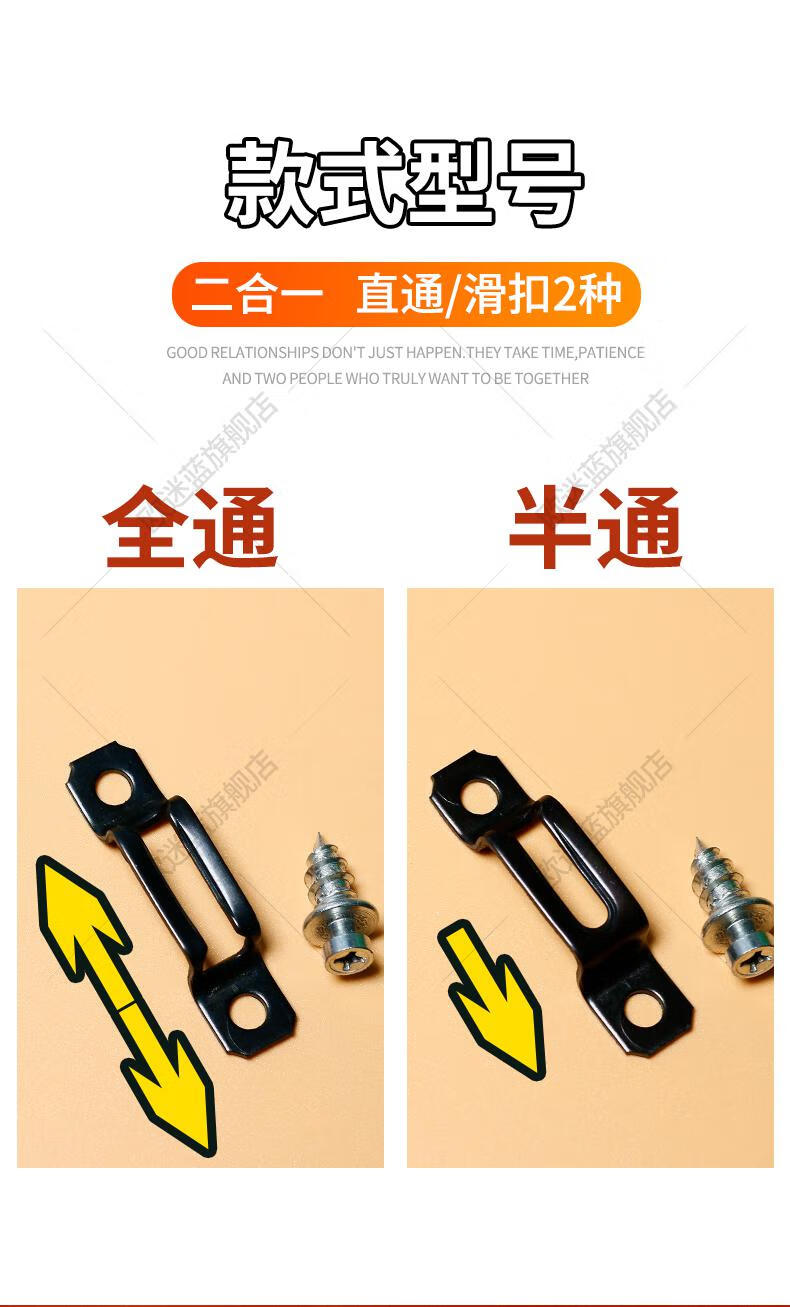 隐形二合一连接件扣件螺丝木工2合一衣柜配件柜子柜体家具开槽器