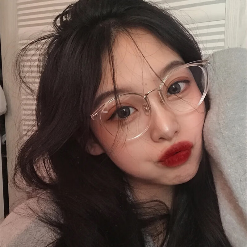 太初小红书同款素颜眼镜女韩版潮风网红透明眼镜框架小脸可配透明框无