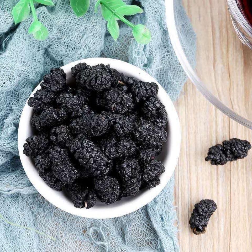 问善【精选】桑葚干【新货】新疆特产吐鲁番桑葚果干黑桑葚干批发泡水