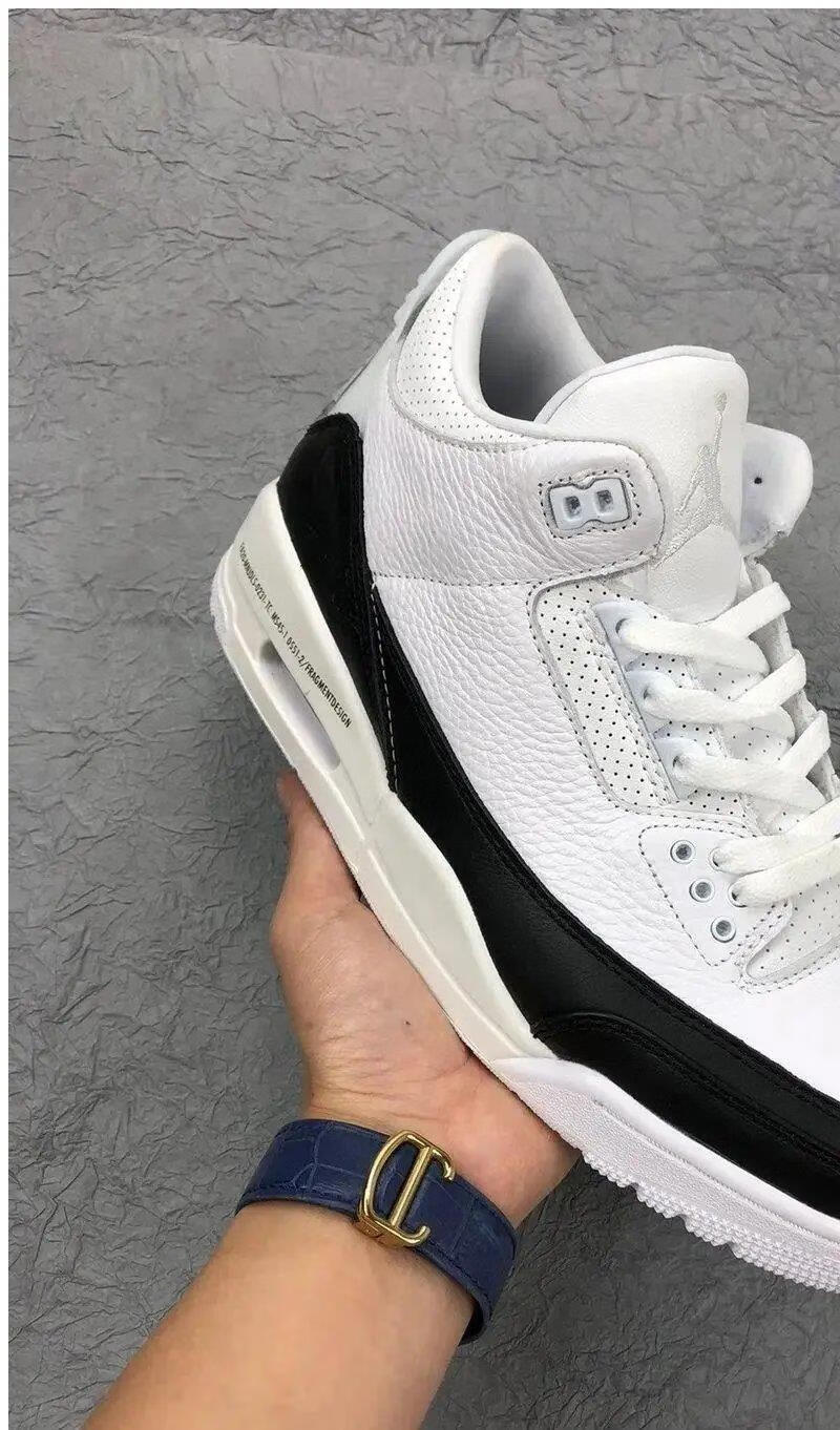 纯原纯原秋冬款aj3 fragment 乔3 藤原浩 闪电联名男女耐磨篮球鞋