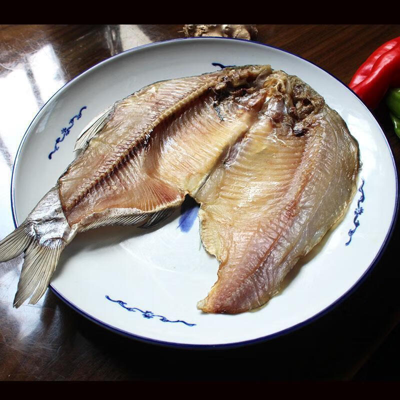 赣香婆 武昌鱼阳干湖北特产风干鳊鱼农家扁鱼腊鱼腌制咸鱼鱼干 500克