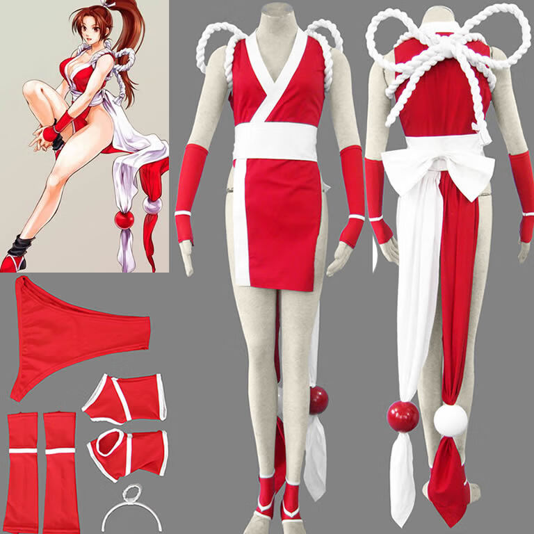不知火舞cos服 拳皇 不知火舞cosplay服装定做街头霸王拳王演出服女装