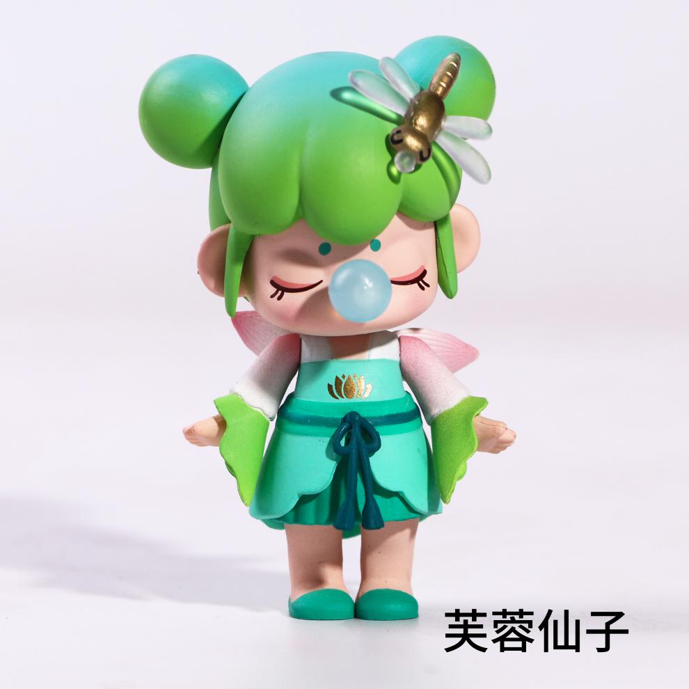 泡泡玛特福袋盲盒2021网红新款女孩手办女生版公仔玩具儿童忙和大全鹿