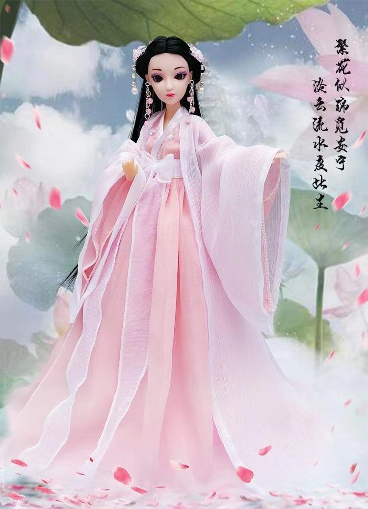 芭比娃娃衣服古装芭比娃娃古装古典宫廷皇后贵妃换装洋娃娃衣服女孩