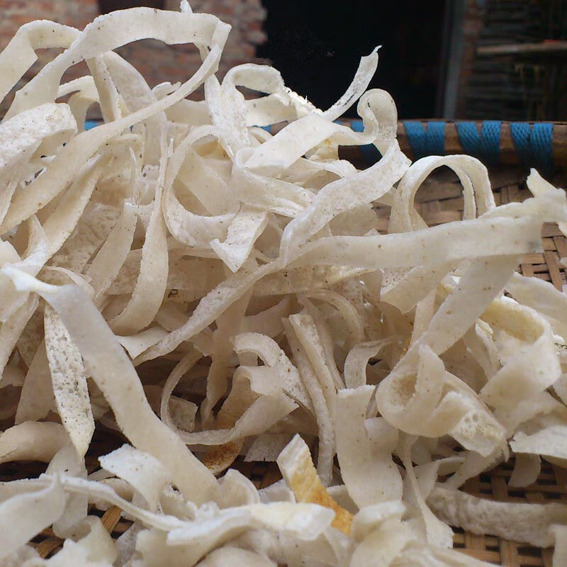 农家手工荞麦豆皮子500g米豆皮干豆丝豆折五斤湖北荆州特产2500g五斤