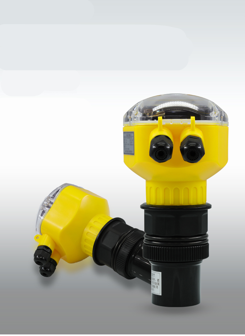 定制分体式超声波液位计传感器探头4-20ma一体式物料位水位开关控制器