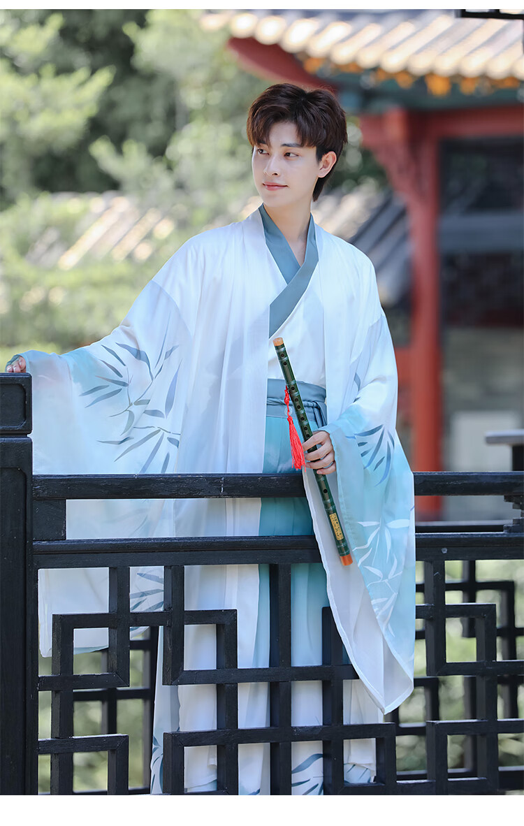 督型汉服男交领襦裙中国风古风武侠剑客男士大码书生学生班服套装夏季