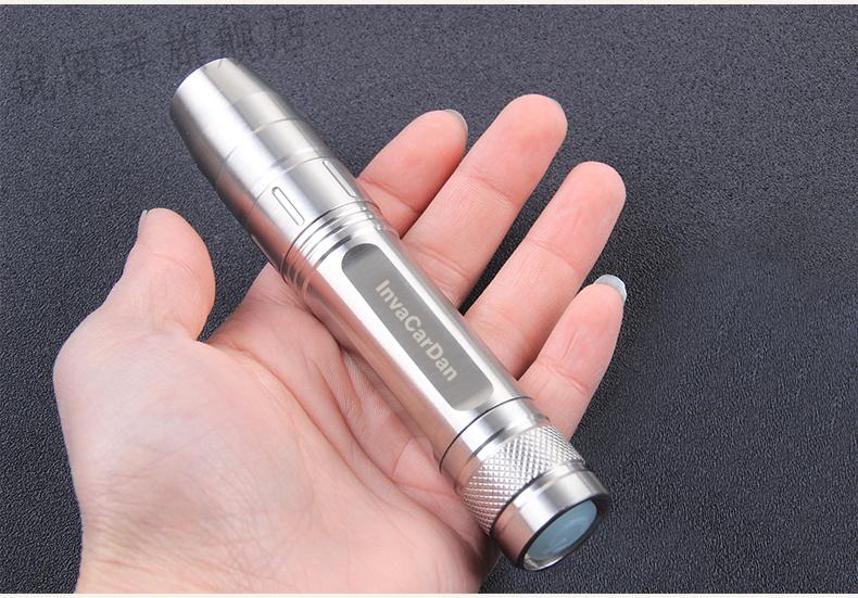 高端鉴玉手电筒 照玉石手电筒专用强光超亮小口径鉴定珠宝看翡翠365nm