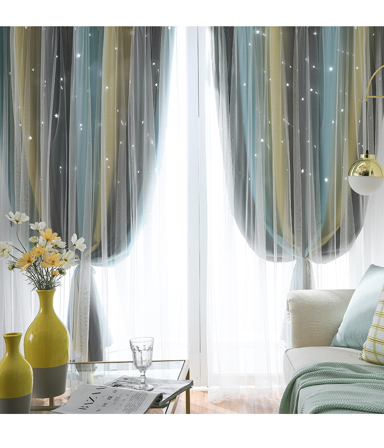 房间隔断拉帘布门帘隔断帘子卧室免打孔网红房间客厅美容院推拉可移动