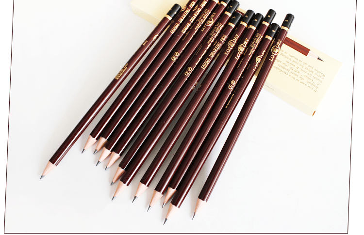 素描2b绘图铅笔初学美术炭笔12b14b碳化铅笔速写画笔软碳7b一支